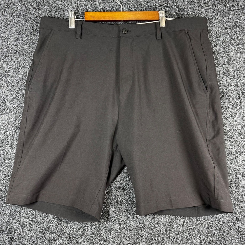 FootJoy Mens Performance Golf Shorts Black Size 40 Flat Front Stretch FJ
